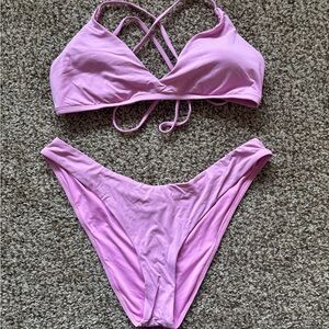 Roxy Pink Bikini Set